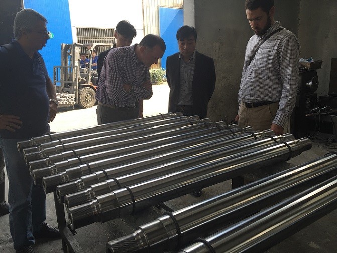 20MnV6 Round Chrome Plated Piston Rods , Chrome Hydraulic Cylinder Rod